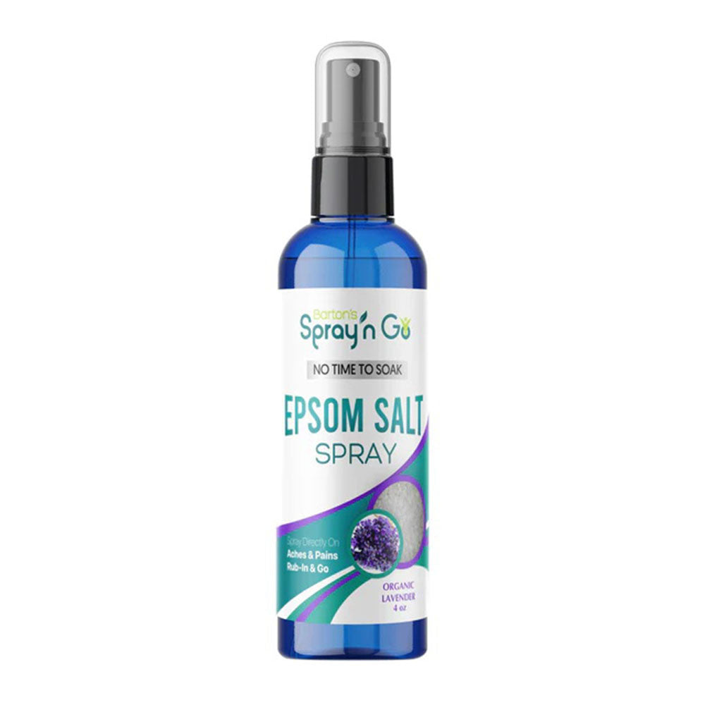 Bartons Spray N Go Epsom Salt Spray with Lavender, 4 Oz